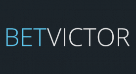 bet victor logo grey blue